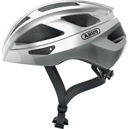 ABUS Macator Cykelhjelm, Glanssilver, 270 g