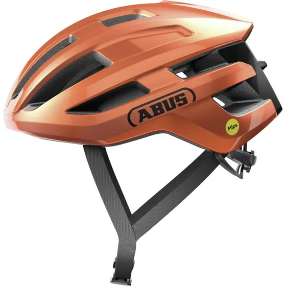 ABUS PowerDome Mips Cykelhjelm Goldfish Orange