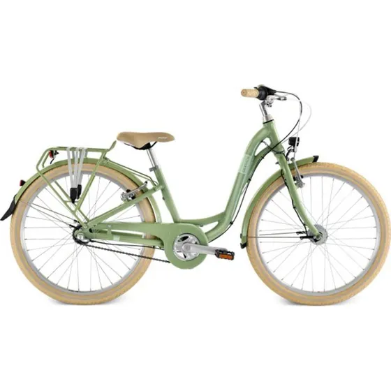 Puky Skyride 24-3 Retro Grøn Børnecykel