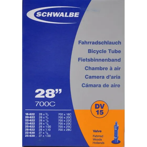 Schwalbe 700x18-28c DV15 slange