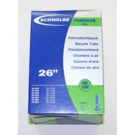 Schwalbe Slange 26x2,10-3,00 Freeride med 40mm Autoventil