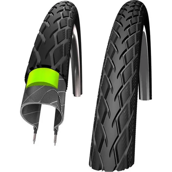 Schwalbe Marathon GreenGuard 26x1 3/8 (37-590) Sort