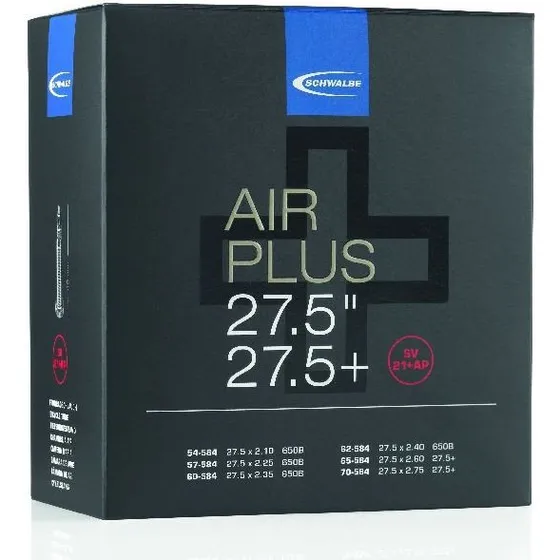 Schwalbe Air Plus Slange 27,5" 2,10-2,75 med 40mm Racerventil