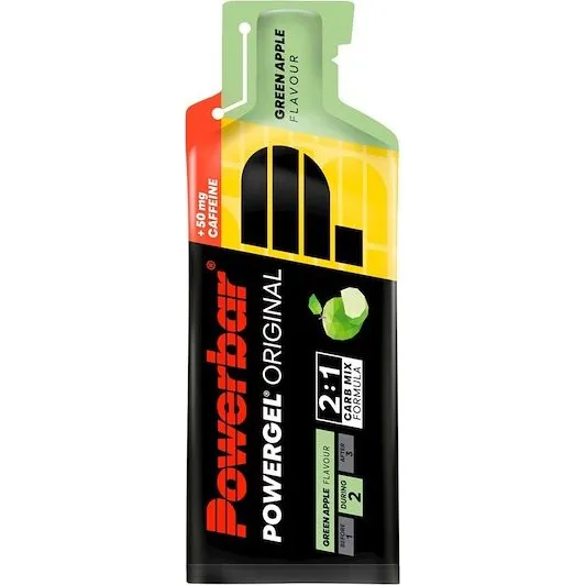 PowerBar PowerGel Grøn Æble med Koffein 41g