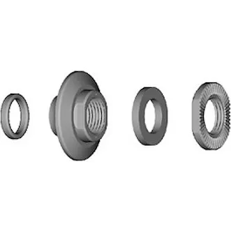Shimano WH-MT35-F-29 Konus og Låsemøtrik til Forhjul