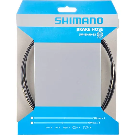 Shimano SM-BH90-SS 1700mm Bremseslange Sort