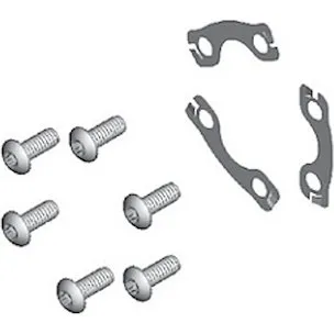 Shimano BR-M395 monteringsbolte og skiver 6 stk.