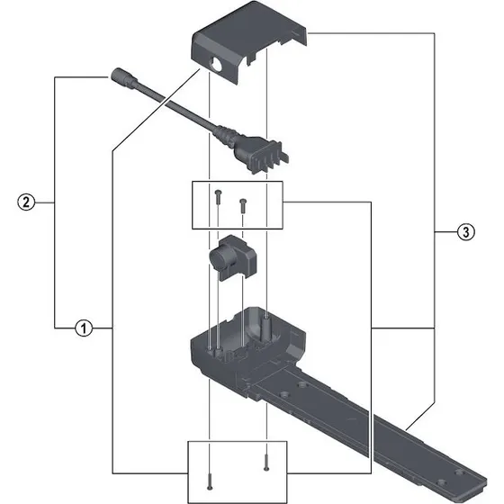 Shimano Steps øverste og nederste dæksel type B, SM-BME60