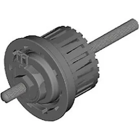 Shimano Nexus DH-C6000-1R 140mm Navindsats Sølv