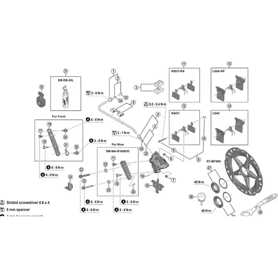 Shimano Dura Ace Hætte til Udluftningsstuds BR-R9270