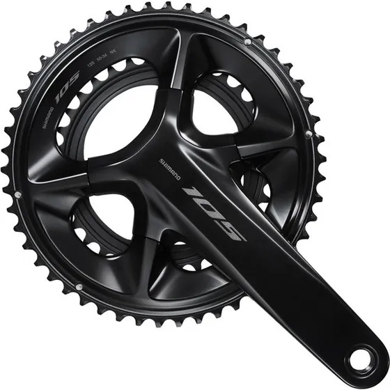 Shimano 105 Kranksæt 12 Speed 50-34T 160mm FC-R7100 Sort