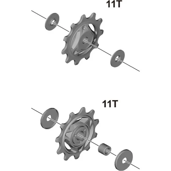 Shimano Pulleyhjul i Sæt til RD-R7100 12-Speed