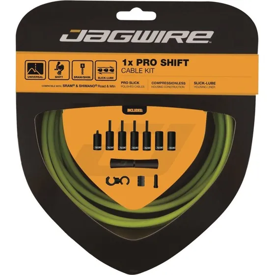 Jagwire Pro Shift 1x Gearkabel Grøn