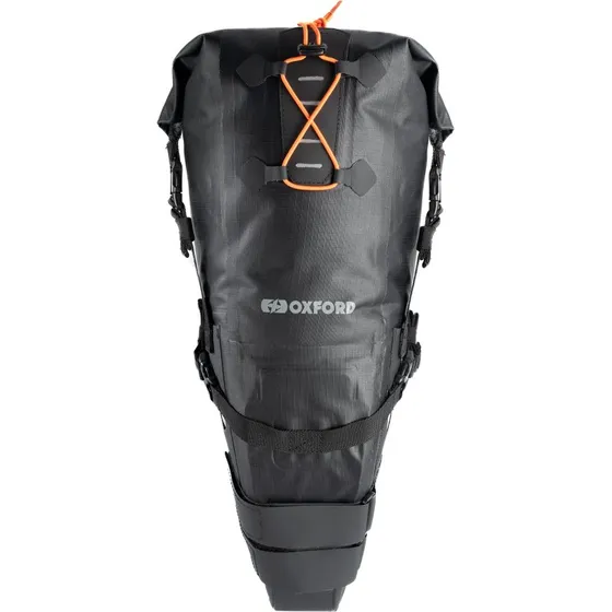 OXC Aqua Evo Adventure Sadeltaske, vandtæt, 15L, sort