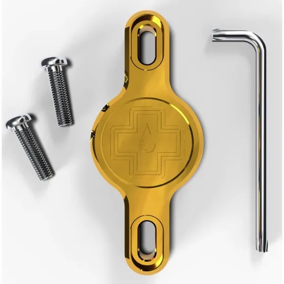 Muc-Off Secure Tag Holder 2.0, 7 g, Guld