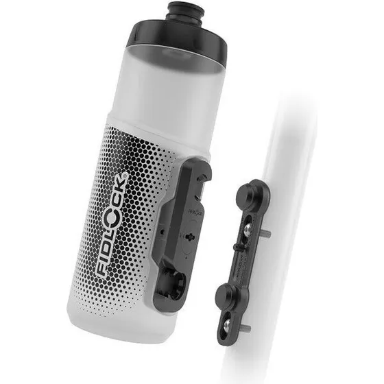 Fidlock Twist Bottle 600 ml med Bike Base, klar/sort