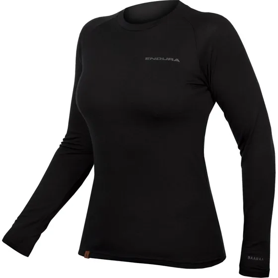 Endura BaaBaa Blend LS Baselayer, Sort