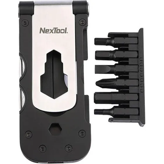 Nextool NE0122 14-i-1 cykel multitool (sort, 9 cm)
