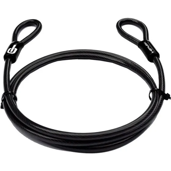 Hiplok Wire med Løkker 10 mm, 200 cm