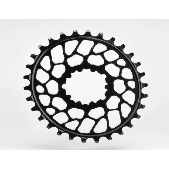 absoluteBLACK Oval 34T BB30 Direkte Montering Sort