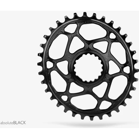 Absolute Black oval klinge 34T til Cannondale kranksæt