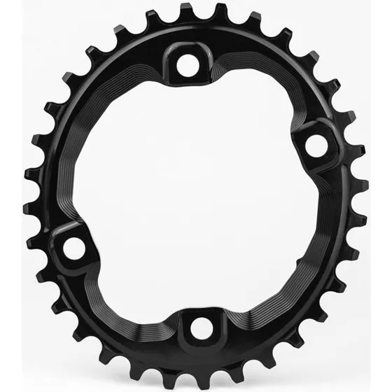 absoluteBLACK Oval 34T Sort Kædekrans BCD 96 mm