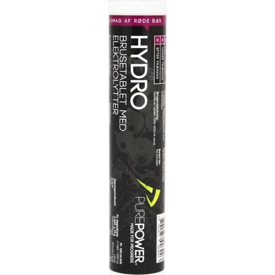 PurePower Hydro Elektrolytter Bær 20 Tabs