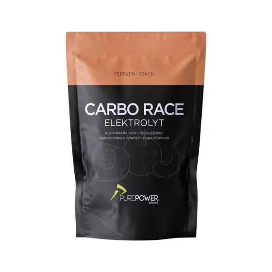 PurePower Carbo Race Elektrolyt Fersken 1 kg