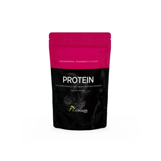 PurePower Valleproteindrik Hindbær 400 g