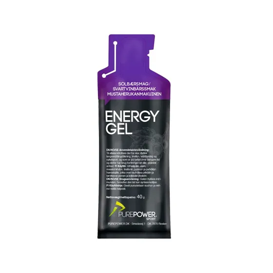 PurePower Energy Gel Solbær 40 g