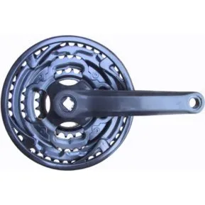 Kranksæt Triple 24-34-42 tands 170 mm, sort stål