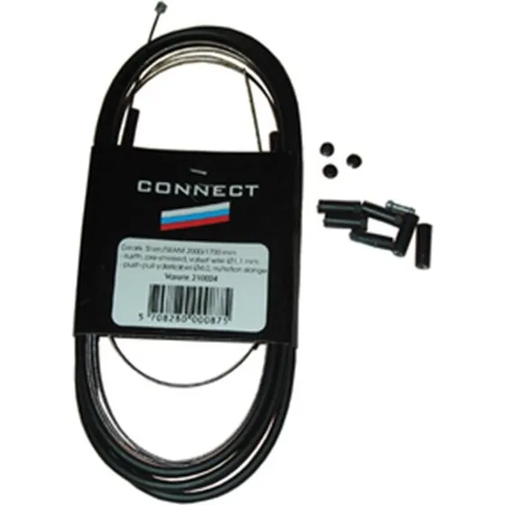 Connect Gearkabelsæt 1,1 x 2000/1700mm Sort til Shimano & Sram