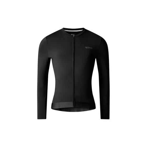 Pathtaker Thermal Langærmet Cykeltrøje Sort Herre XL