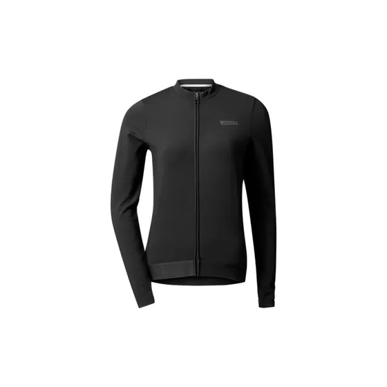Pathtaker Thermal Cykeltrøje m/lange ærmer Dame Sort M