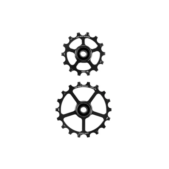 CeramicSpeed Keramisk Oversized Pulleyhjul 14+18 Sort