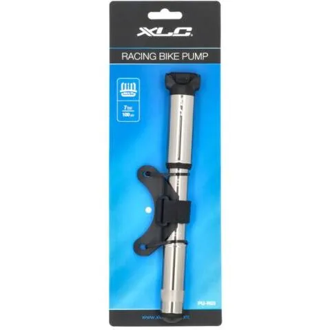 XLC Minipumpe PU-R03 Race 220 mm alu – blå/sølv