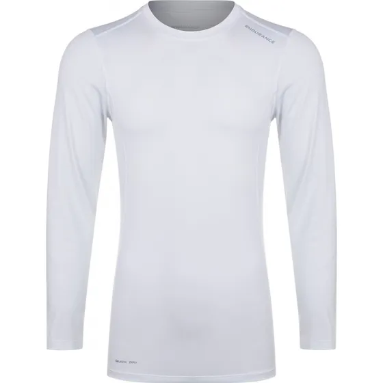 Endurance Power Langærmet Baselayer Hvid