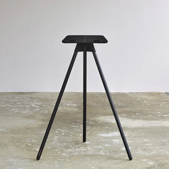 Tons Laptop Stand med Smartphoneholder, Mat Sort