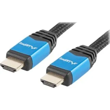 Lanberg HDMI-kabel med Ethernet 1m, sort