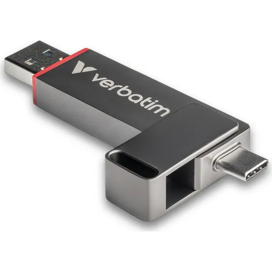 Verbatim Dual QuickStick 1TB USB-A/C Grå
