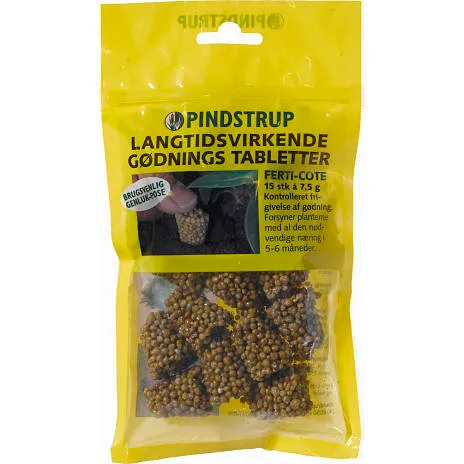 Pindstrup Ferti-Cote langtidsvirkende gødningstabletter 15 stk