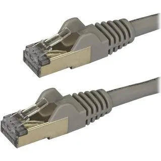 StarTech.com 3m Cat6a STP Ethernet Kabel, Grå, 10GbE, 100W PoE