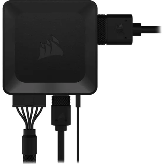 Corsair iCUE LINK System Hub, Sort, 5x5 cm
