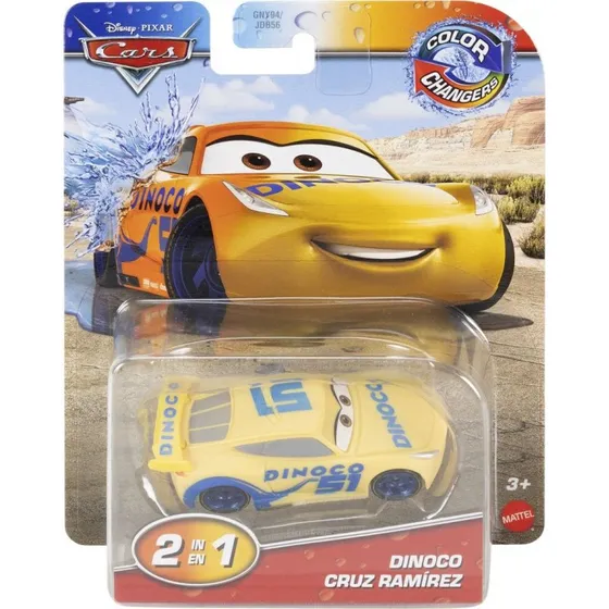 Disney Cars Farveskiftende Legetøjsbil – Dinoco Cruz Ramirez, 3+ år