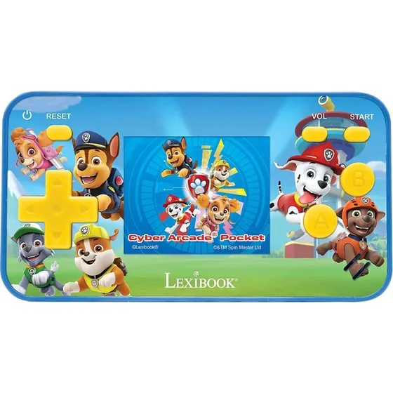 Lexibook Paw Patrol Cyber Arcade® Pocket – 150-i-1 håndholdt konsol
