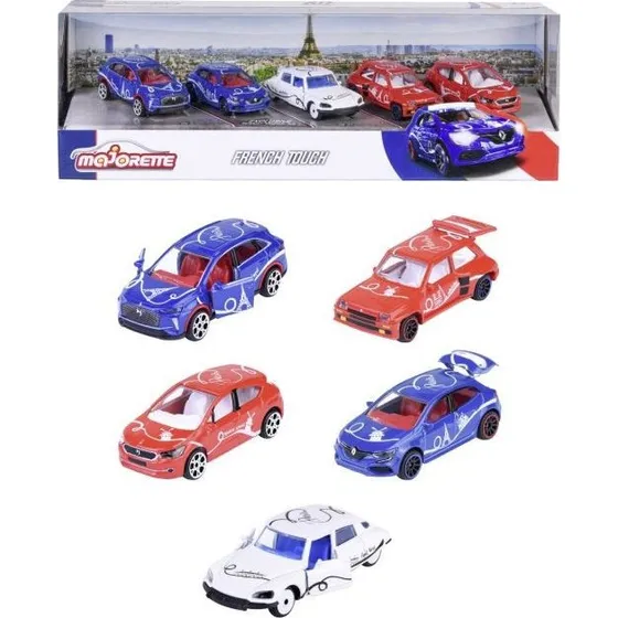 Majorette French Touch 5-Pack Biler i Gaveæske