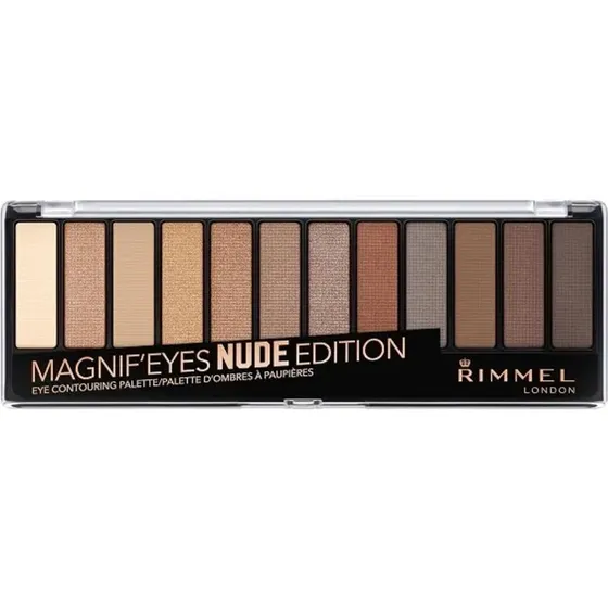Rimmel London Magnif'Eyes 001 Nude Edition Øjenskyggepalet 14 g