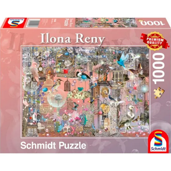 Schmidt Puzzles Pink Beauty 1000 Brikker