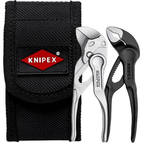 Knipex XS Mini-tangsæt 2dele i bæltetaske