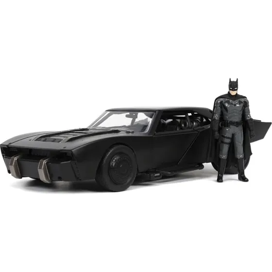 Jada Batman Batmobile 1:24 med Batman-figur, sort